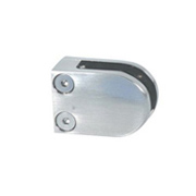 Accessoires Inox Pince  verre ronde 64mm en zamac brut pour tube 42,4mm Pince  verre ronde 6
