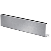 Accessoires Inox Profil aluminium pour garde coprs fixation  l'anglaise verre 12,76mm profil a