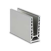 Accessoires Inox Profil en U aluminium pour garde corps fixation au sol Angle intrieur ou ext