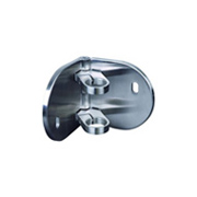 Accessoires Inox Platine ronde et anneaux de serrage INOX304 Platine ronde et anneaux de serrag