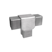 Accessoires Inox Connecteur bouchon pour tube de 40x40 INOX316 Raccord union pour jonction entr