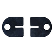 Accessoires Inox Jeu de 2 caoutchouc pour pinces rondes 64mm à verre epr 8mm Jeu de 2 caoutchou