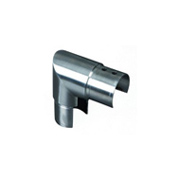 Accessoires Inox Coude 90° vertical pour main courante inox ronde Ø42,4mm Coude 90° horizontal 