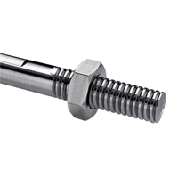 Accessoires Inox Axe 12mm longueur 940mm inox 316 pour marquise en verre Axe 12mm longueur 13