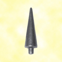 Accessoires Fer Forg Pointe de lance effile 24 Pointe de lance triangle 124mm Pointe de lanc