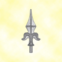 Accessoires Fer Forg Pointe de lance aluminium 14,5mm Pointe de lance aluminium 15,5mm Point