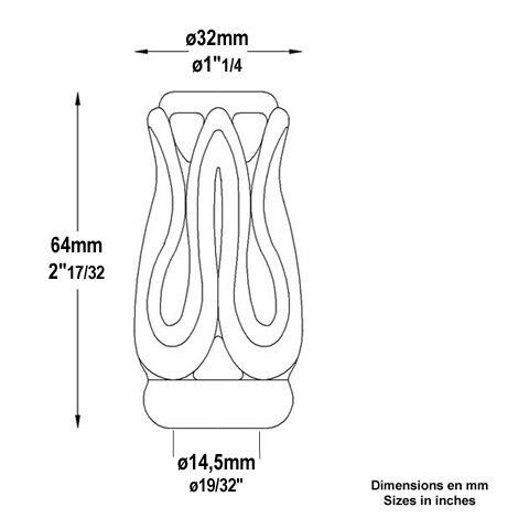 Garniture moyenne  souder 14mm En acier  souder Garniture et manchon