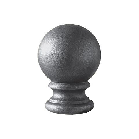 Boule escalier forge H100mm Pommeau acier Boule et pommeau