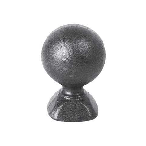 Boule escalier forge H105mm Pommeau acier Boule et pommeau