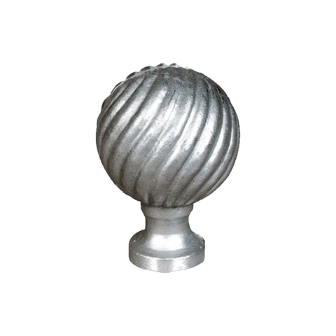 Boule escalier alu H115mm Pommeau aluminium Boule et pommeau