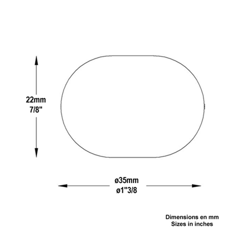 Boule mplate forge 35 x 22mm Boule lisse Boule, Bille de forge