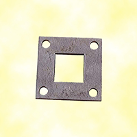 Accessoires Fer Forg Plaque fixation 80mmx80mm trou 35x35mm Plaque fixation 100x100mm trou 