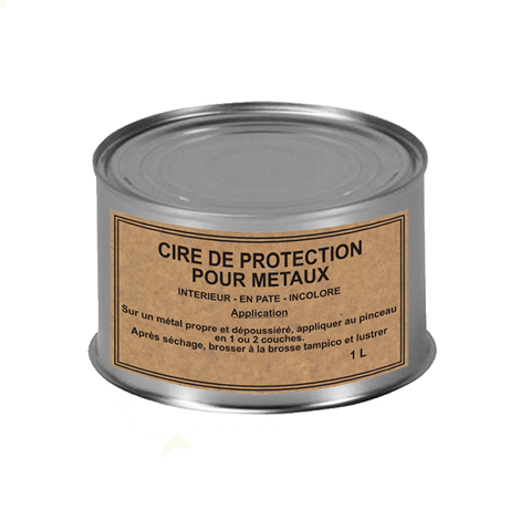 Cire incolore pour mtaux 1L Cire pour mtaux Traitement mtaux