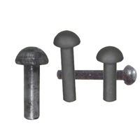 Accessoires Fer Forg Rivet  frapper 6mm longueur 20mm Rivet  frapper 6mm longueur 40mm Riv