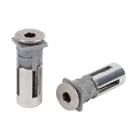 Accessoires de Portail Ferme portail compact hydraulique 75kg maxi Jeu de 2 Chevilles de fixati