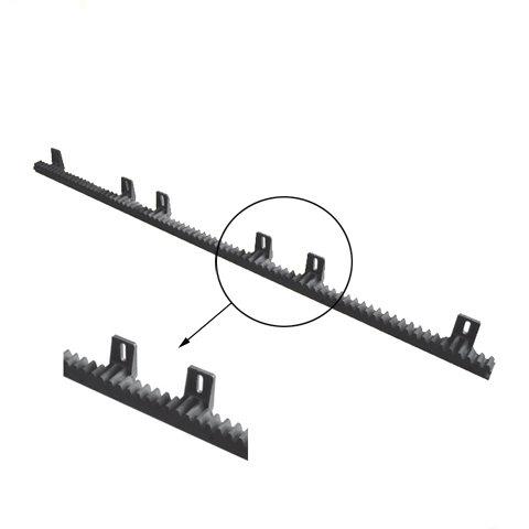 Crmaillre polyamide renforc 1020mm 6 fixations Crmaillre polyamide Crmaillre