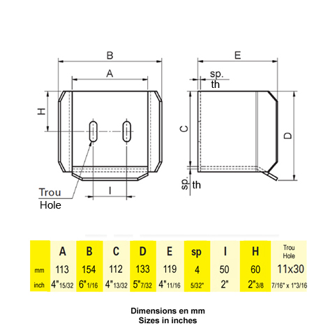 Arrtoir avaloir pour tube de 98mm de portail coulissant acier zingu Butoir de rception Autop