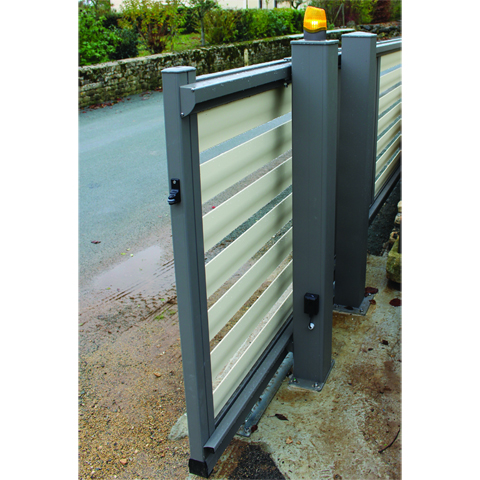 Systme 2 chariots de guidage rail 72x72mm pour portails autoportant 4.5m Chariot de guidage Au