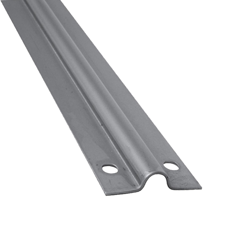 Rail  visser en forme de U INOX 16mm longueur 3m pour portails coulissants A visser Rail