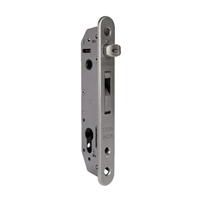 Accessoires de Portail Serrure de scurit INOX pne rversible 40x40mm minimum Serrure de scu