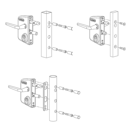 Serrure   pne INOX LAKQ U2 A ajuster Serrures