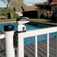 Gache pour serrures de scurit piscine tube rond 60mm Gche Accessoires Locinox