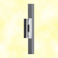 Accessoires de Portail Gache acier inox réversible SFKI pour tube carré Gâche acier INOX LOCINO