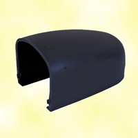 Accessoires de Portail Cache pour modulo gond couleur noir RAL9005 en plastique Cache pour modu