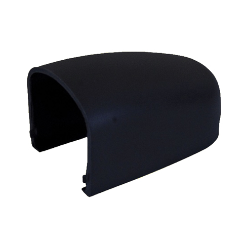 Cache pour modulo gond couleur noir RAL9005 en plastique Cache Noryl pour gond Gond modulo
