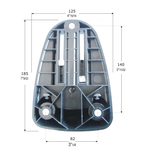 Sabot  basculement manuel A basculeur inox Sabot de portail