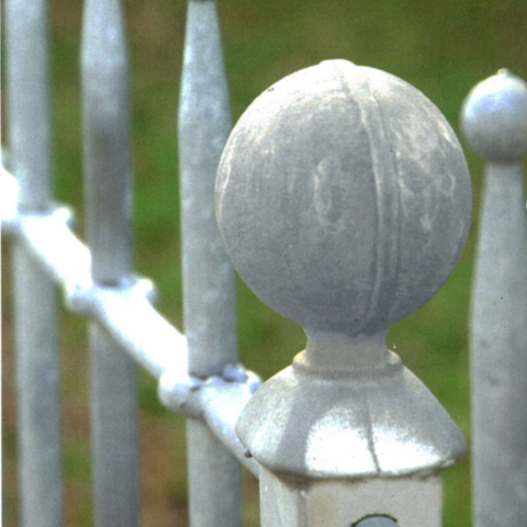 Boule de poteau en acier forge  souder Pommeau de poteau Boule et pommeau