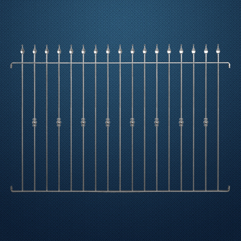 Grille de cloture PADOVA 15 prte  poser Hauteur 1m, 1,2m et 1,5m Clture PADOVA