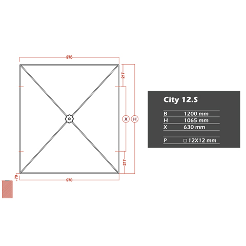 Prt  Poser et Kits Barrire urbaine CITY 12S prte  poser