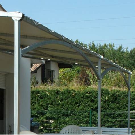 Pergola murale Mistral 6mx3m pergola murale droite Pergola MISTRAL