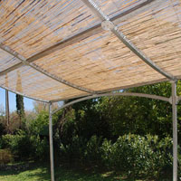 Prt  Poser et Kits Pergola murale Alize 3mx3m livre en kit  assembler sans soudure Pergola