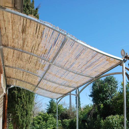 Pergola murale Alize 6mx3m murale droite Pergola  ALIZEE