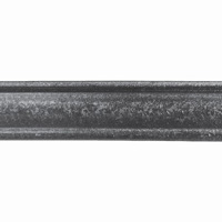 Coude 90 acier 40x8mm pour main courante profile Coude Main courante profile