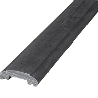 Profil, Barres Crosse de dpart 40x12mm longueur 400x 170mm acier moulur Coude de main couran