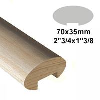 Accessoires Inox Main courante ovale bois en htre 2m Main courante ronde bois 42mm en htre M