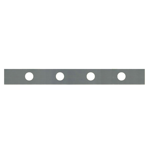 Barre poinonne 30x8mm 4 trous 15mm longueur 70cm pour grilles de dfenses Barre poinonne P