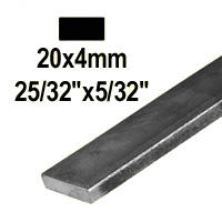 Profilé, Barres Barre profilée plate 14x6mm longueur 2m lisse en acier laminé brut Barre profil