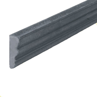 Profil, Barres Profil moulur 45x16mm pour habillage des soubassements de portails Profil moul