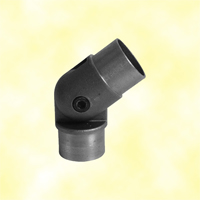 Coude rglable orientable de main courante en acier pour tube 42,4mm epr 2mm Raccords pour tub